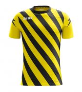 Zeusport, Shirt Zip Giallo-nero - Voetbalshirts