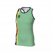 Errea, PAMELA WOMAN FUXIA FLUO SLEEVELESS PADEL TENNIS VEST After Eight - PADEL lijn