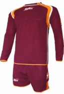 Zeusport, Kit Marko GRANATA-ARANCIO-BIANCO - Voetbaltenues