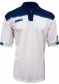 Zeusport POLO NEGATIVO M C _BIANCO-BLU-ROYAL