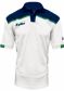 Zeusport POLO NEGATIVO M C _BIANCO-BLU-VERDE