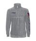 Zeusport Felpa pile mezza zip Grigio