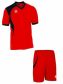 Errea Set Neath shirt+ short rosso/nero