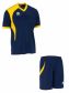 Errea Set Neath shirt+ short blu/giallo