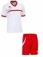 Errea set Derby shirt+ Neath short bianco/rosso