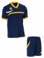 Errea set Derby shirt+ Neath short blu/giallo