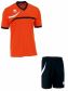 Errea set Derby shirt+ Neath short arancio/nero