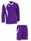 Errea Set Neath shirt+ short L/S viola/bianco