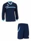 Errea set Derby shirt+ Neath short L/S blu/sky