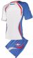 Zeusport KIT VOLLEY UOMO FONZ _BIANCO-ROYAL-ROSSO