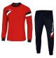 Errea SET FORWARD ML C/PANTALONE Red black