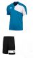 Errea Kit Marcus Short Sleeve  Aqua blue black 