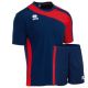 Errea Set Bolton shirt+ short blu/rosso