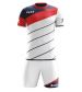 Zeusport Kit Lybra Bianco-rosso-blu