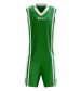 Zeusport KIT BASKET BOZO _VERDE-BIANCO