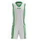 Zeusport KIT BASKET BOZO bianco-verde