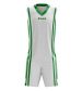 Zeusport KIT BASKET BOZO bianco-verde