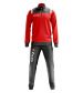 Zeusport Tuta Training Vesuvio dark grey tang red