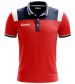 Zeusport Polo Vesuvio blu-rosso