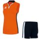 Errea KIt Helens Volleybal orange-black-white