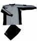 Zeusport KIT PORTIERE FLASH _SILVER-NERO