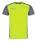 Zeusport T-shirt Click giallofluo-grigio melange