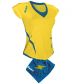 Zeusport Kit volley Manila Giallo-royal