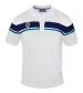Zeusport Polo Archille Bianco-bly-royal