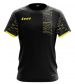Zeusport T-Shirt Glitch Nero-giallo
