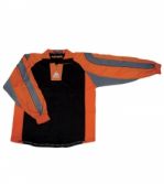 Zeusport MAGLIA PORTIERE ALIAS _NERO-ARANCIO-GRIGIO