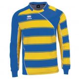 Errea Maglia Dundee LM Azzurro-giallo-bianco
