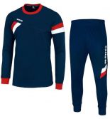 Errea SET FORWARD ML C/PANTALONE Navy red