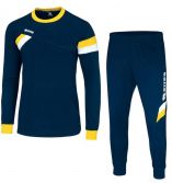 Errea SET FORWARD ML C/PANTALONE Navy yellow