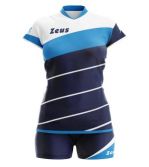 Zeusport Kit Lybra Donna Bianco light royal