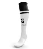Zeusport Calza United bianco-nero-grigio