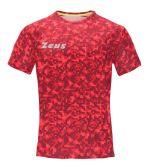 Zeusport T-shirt Pixel Rosso
