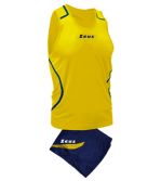 Zeusport Kit Running Fauno  Giallo-Blu