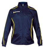 Zeusport K-way Fauno con Zip Blu-Giallo